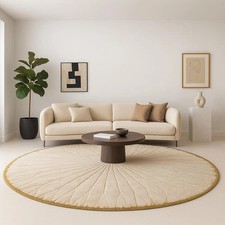 Tappeto in lana trapuntato a