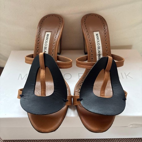 Sandali con tacco alto manolo - con,