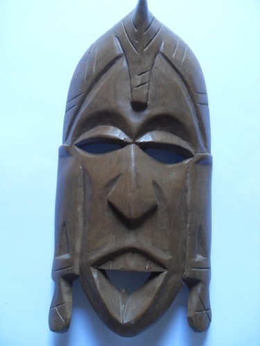 Maschera legno etnica - maschera,
