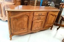 Credenza provenzale in ciliegio a tre ante e due cassetti fronte 199 cm scolpita
