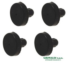 4 PEZZI GOMMINO PER GRIGLIA CUCINA PIANO COTTURA SMEG 754010121 ORIGINALE