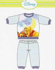 Pigiama bimba - bimbo. Maniche lunghe. Caldo cotone. DISNEY baby, WINNIE WD10947