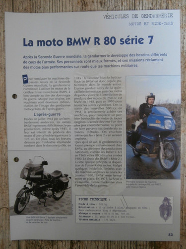 Moto bmw serie 7 - r, /