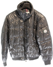 Giubbotto Bomber Uomo Vintage MONCLER Auburn Down Puffer Nero RARO Taglia 3 Large
