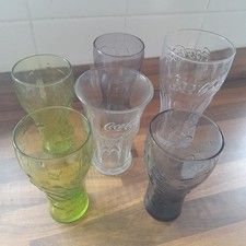 6x Coca Cola Glasses - Various
