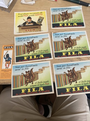 Fila lotto pubblicità - fila, e