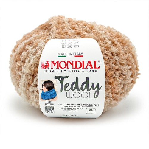 Gomitolo lana merinos teddy