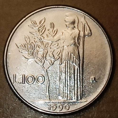 Moneta 100 lire piccola - da,