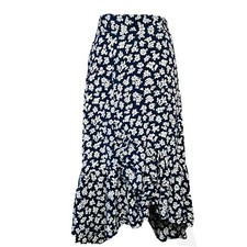 Maxi gonna Polo Ralph Lauren donna floreale blu navy/bianca taglia US 2 UK 8