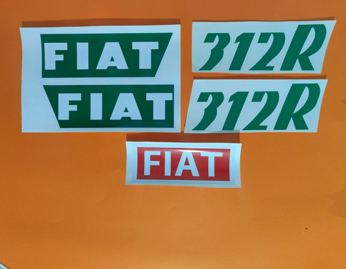 Adesivi decalcomanie fiat 312 - ,