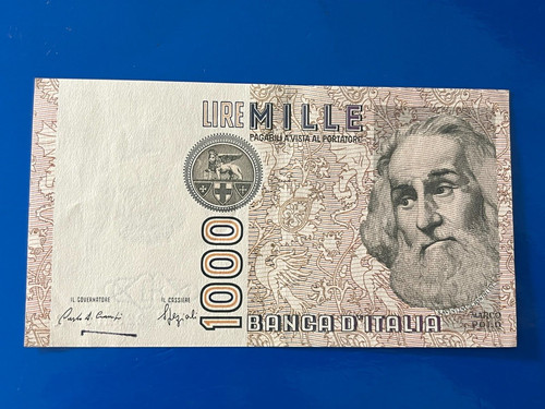 Banconota cartamoneta italia - banconota,
