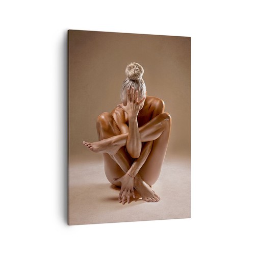 Quadro tela 50x70cm nudo - tela,