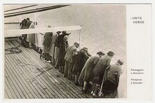 NAVE CONTE VERDE  LLOYD SABAUDO - PASSEGGERI A GIBILTERRA