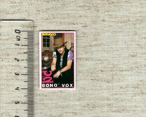 Adesivo sticker bono bravo - adesivo/sticker, u2