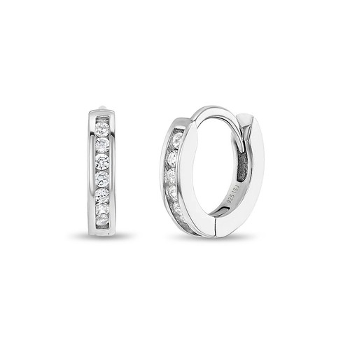 Orecchini cerchio huggie - orecchini, con