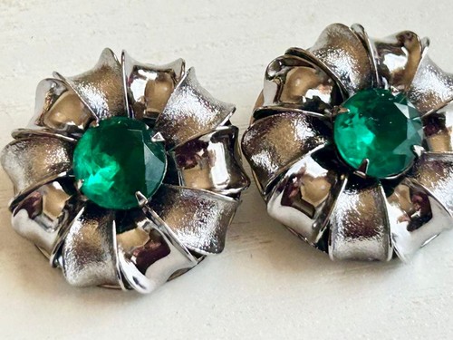 Orecchini bijou verdi - , vintage