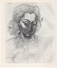 Pablo Picasso - Ritratto di Jacqueline - Litografia
