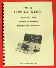 EMCO Compact 5 CNC Tornio Metallo Manuale Ricambi 0291
