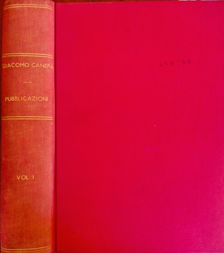 Pubblicazioni volume giacomo - i,