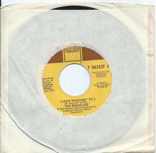 Miracles love machine pt - miracles,
