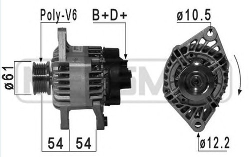 Alternatore alfa 156 fiat - alternatore,