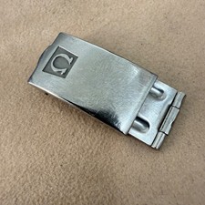 Clasp acciaio per bracciale Omega ref: 5906/160 14mm