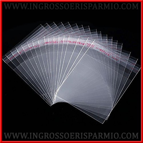 Bustine plastica trasparenti - bustine,
