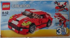 LEGO -- CREATOR -- 31024 -- LE BOLIDE ROUGE -- SET COMPLET AVEC BOITE ET NOTICE