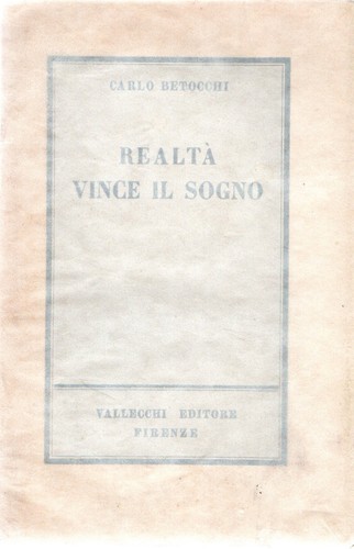 Betocchi carlo realtà vince - carlo.,