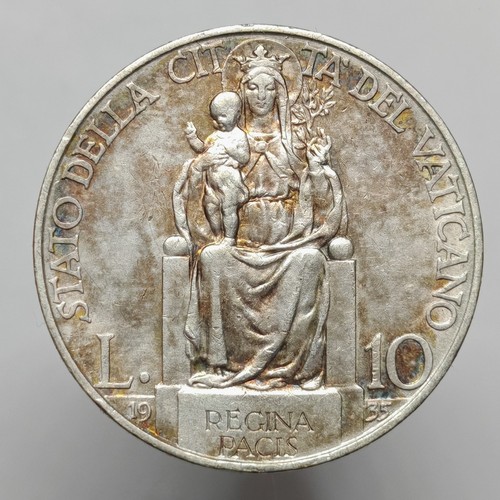 361 vaticano pio 10 lire - xi,,