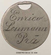 PRA’ MEDAGLIETTA DI RICONOSCIMENTO PER CANI PRIMA METÀ DEL XX° SECOLO