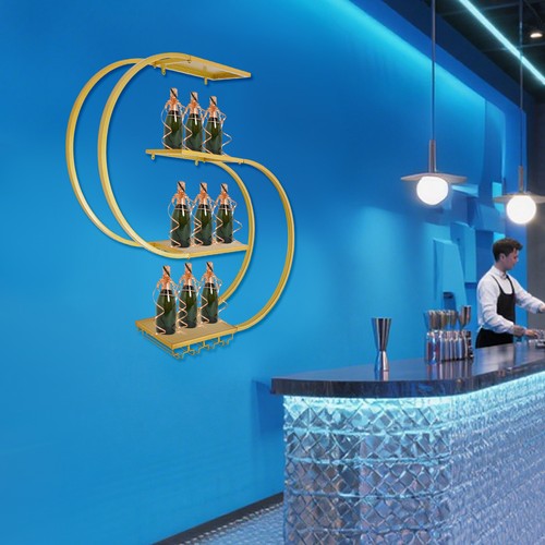 Scaffale per vino parete - scaffale,