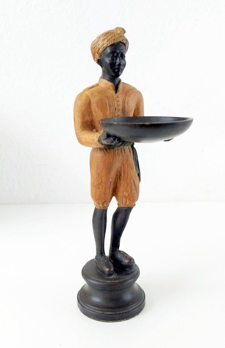 Statua orientale servo - , in
