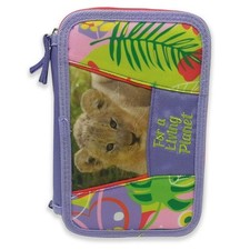 ASTUCCIO WWF PORTA PASTELLI PENNE 3 ZIP COMPLETO CANCELLERIA COLLEZIONE SCUOLA