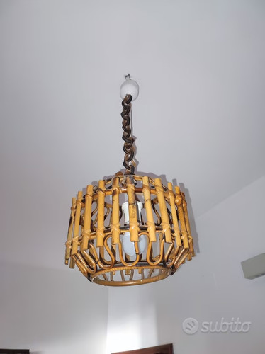 Pendente rattan curvato di - rattan,