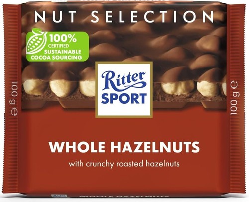 Ritter sport nocciole intere - sport,