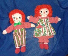 Raggedy Ann & Andy 12” Dolls