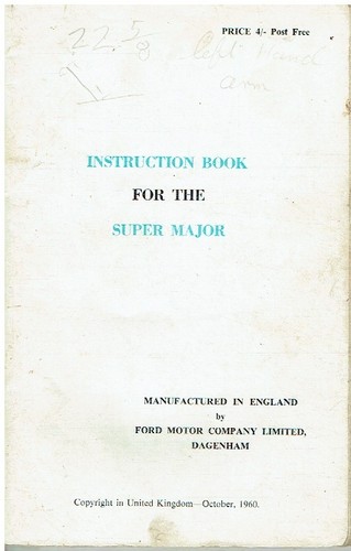 Ford super major trattore - ford,
