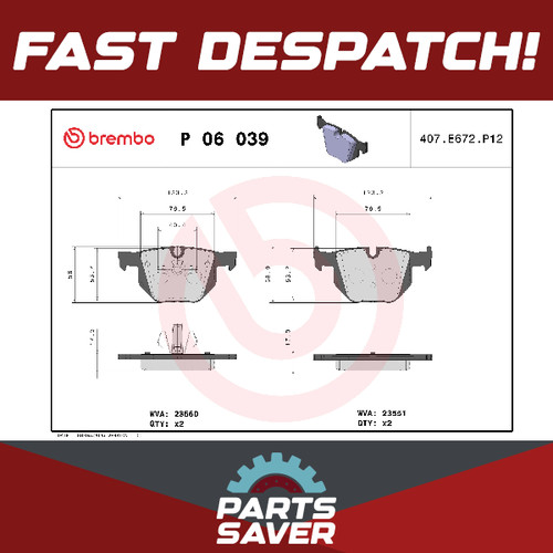 Set pastiglie freno adatte - , a