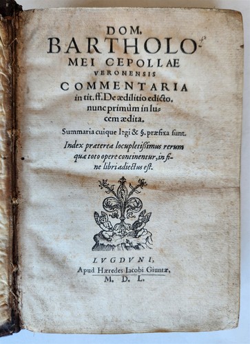 1550 law book - 1550,