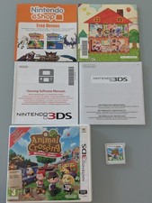 ANIMAL CROSSING New Leaf (Welcomre amiibo) Nintendo 3DS - COMPLETO - Come NUOVO!