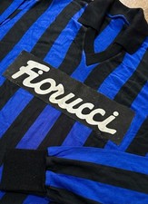 Rara Maglia Calcio Vintage Inter FC anni '80 in Lanetta Tg. M Sponsor Fiorucci