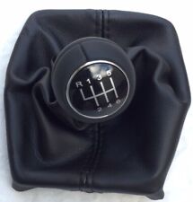 Pomello cambio + Cuffia Audi con cornice, compatibile AUDI A4 A5 Q5, 6 marce 