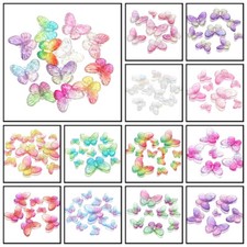 Braccialetto acrilico farfalla