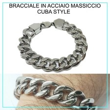 Bracciale uomo acciaio Inox