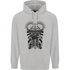 Felpa Uomo Con Teschi Punk