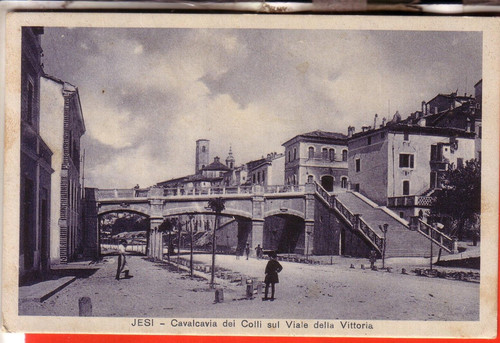 Cartolina jesi viaggiata - cartolina,