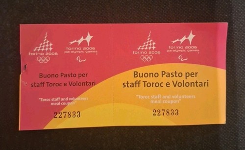 Biglietto ticket olimpiadi - ticket,