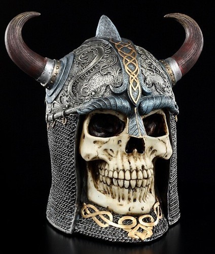 Teschio vichingo figura - vichingo,