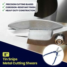 Maglia sottile in lamiera snip latta 8""10""12"" taglio dritto taglio taglio forbice